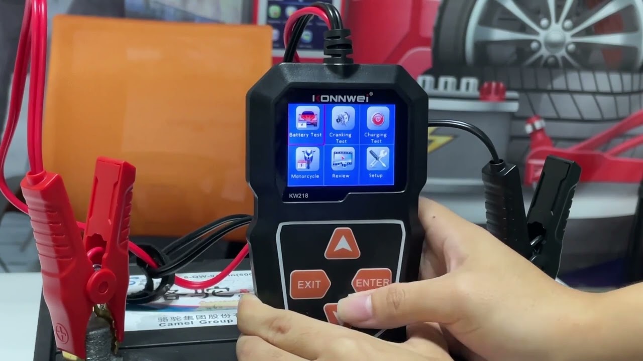 Why choose KONNWEI KW218 battery tester?