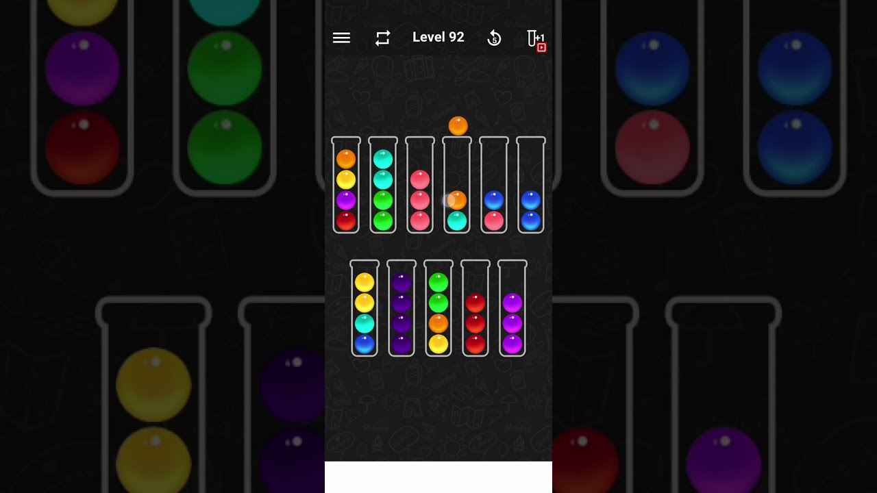 Ball Sort Color Water Puzzle Level 91-100 Walkthrough Solution iOS/Android