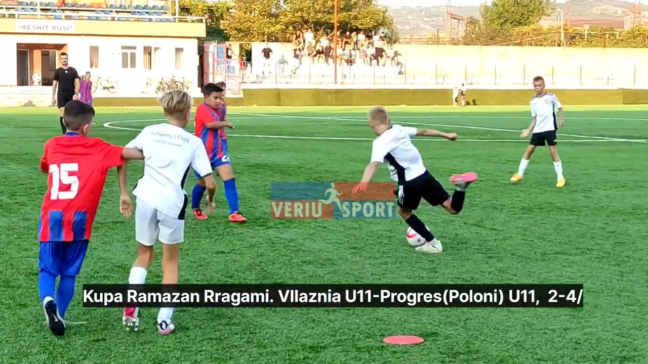 Kupa Ramazan Rragami. Pamje nga ndeshja Vllaznia U11-Progres(Poloni) U11, 2-4. Shkodër 30 gusht 2024