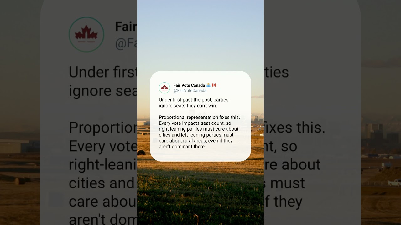 ​How Proportional Representation Ends Regional Divides in Canadian Politics