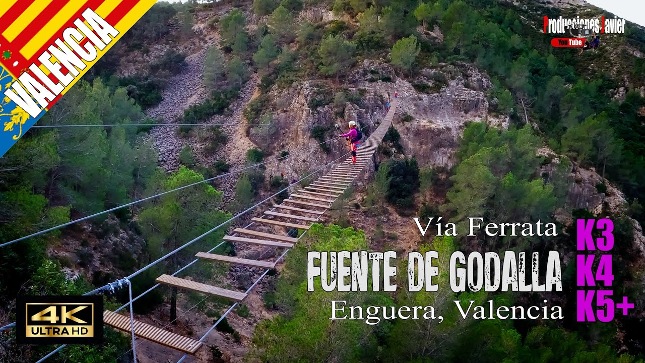 Vía Ferrata Fuente de Godalla K3/K4/K5+ Enguera-Valencia