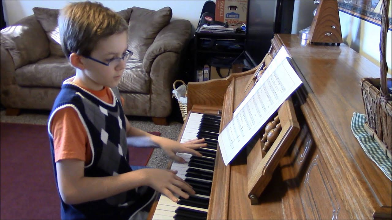 Caleb Plays I Know That My Savior Loves Me (Sundays @ 6; Week 168)