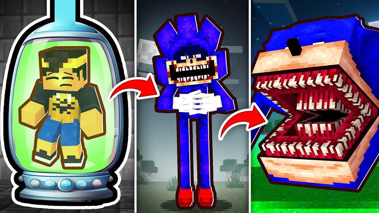EVOLUINDO COMO SHIN SONIC TAPES no MINECRAFT