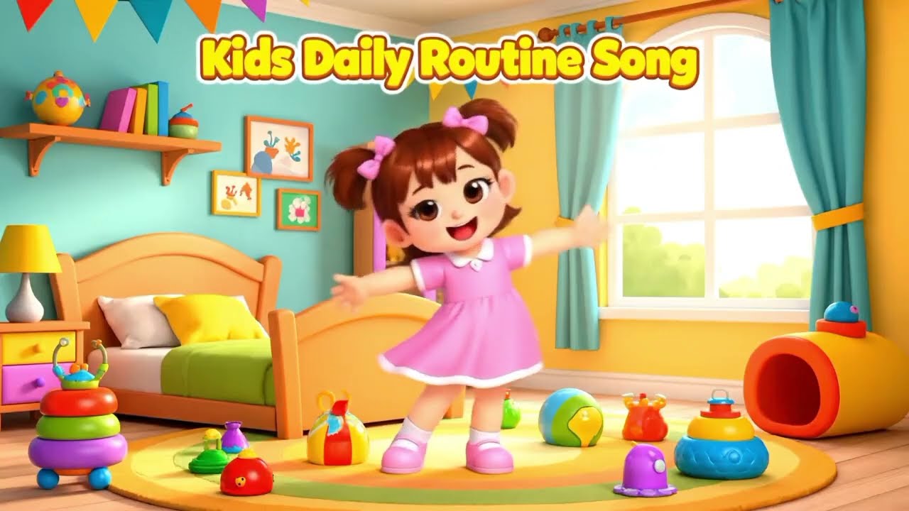 Kids Daily Routine 🕒 | Fun Educational Song | Pantu Nursery Rhymes