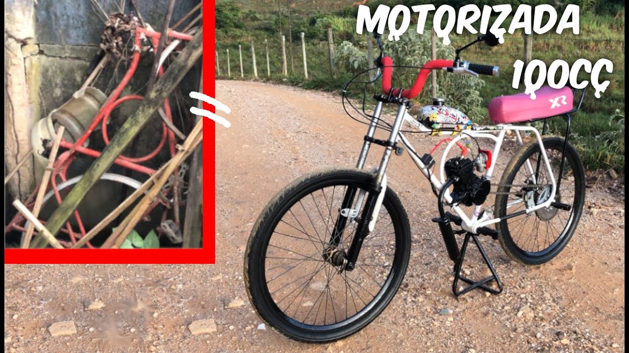 COMO MONTAR BICICLETA MOTORIZADA 100 cc (MUITO FORTE )