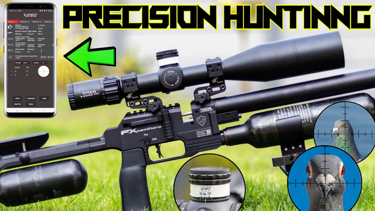 Precision Hunting & Quick Scope Tape Tutorial | FX Panthera Hunter Compact | Pesting | 23gr Slugs
