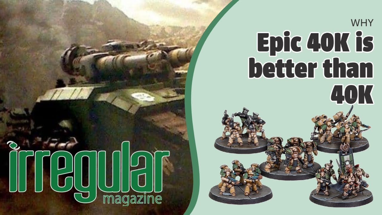 Epic 40K против 40K: почему Epic доминирует