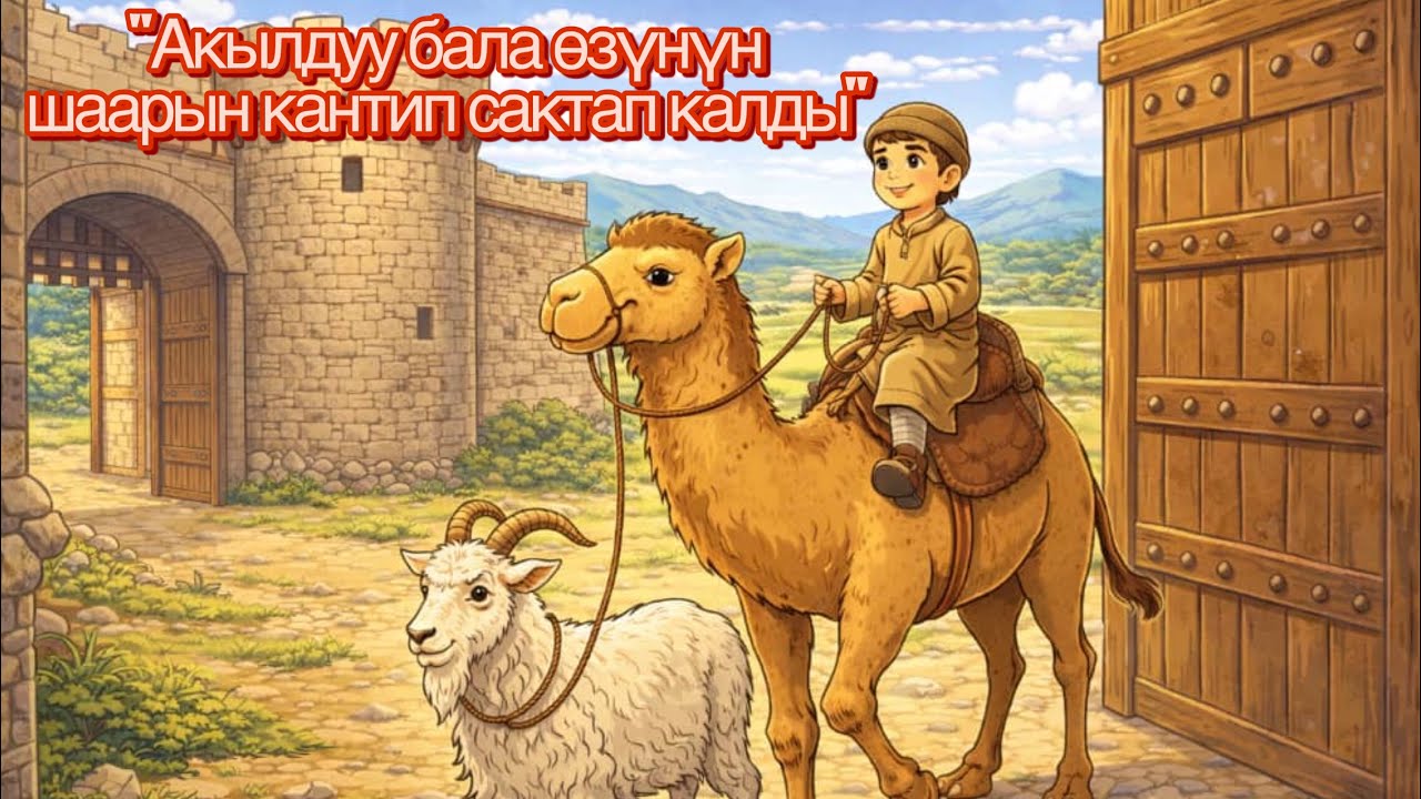 КЫРГЫЗЧА ЖОМОК: АКЫЛДУУ БАЛА ӨЗҮНҮН ШААРЫН КАНТИП САКТАП КАЛДЫ #аудиокитеп #жомоктор #сенин жомогун 