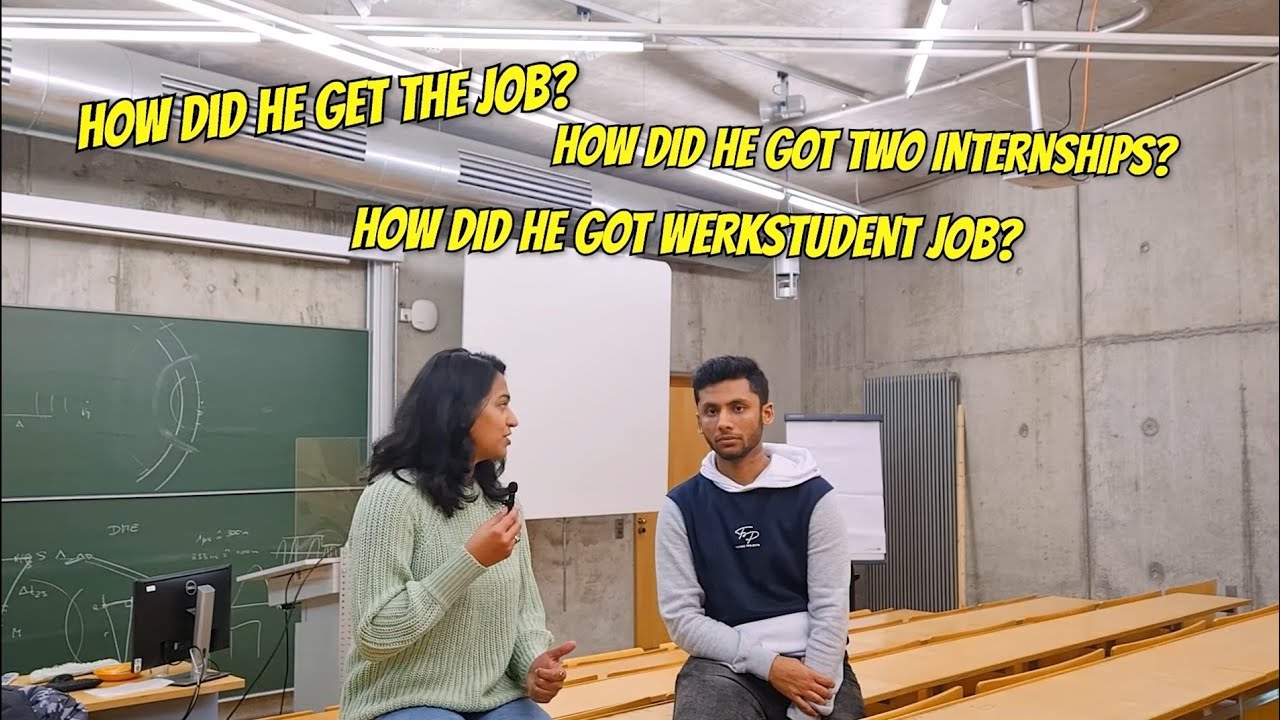 He got 3 Internship Offers in First Sem | Masters in Germany |Internships in Germany during Masters