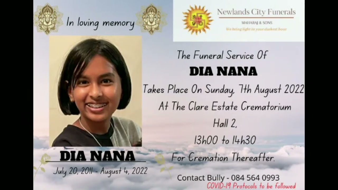 Funeral Service of Dia Nana