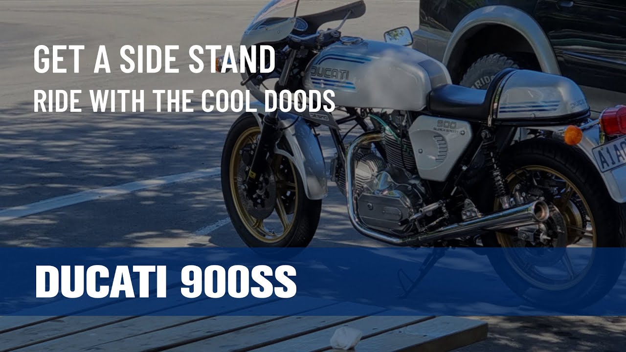 Нужно обязательно установить боковую подставку! - Ducati 900SS Bevel