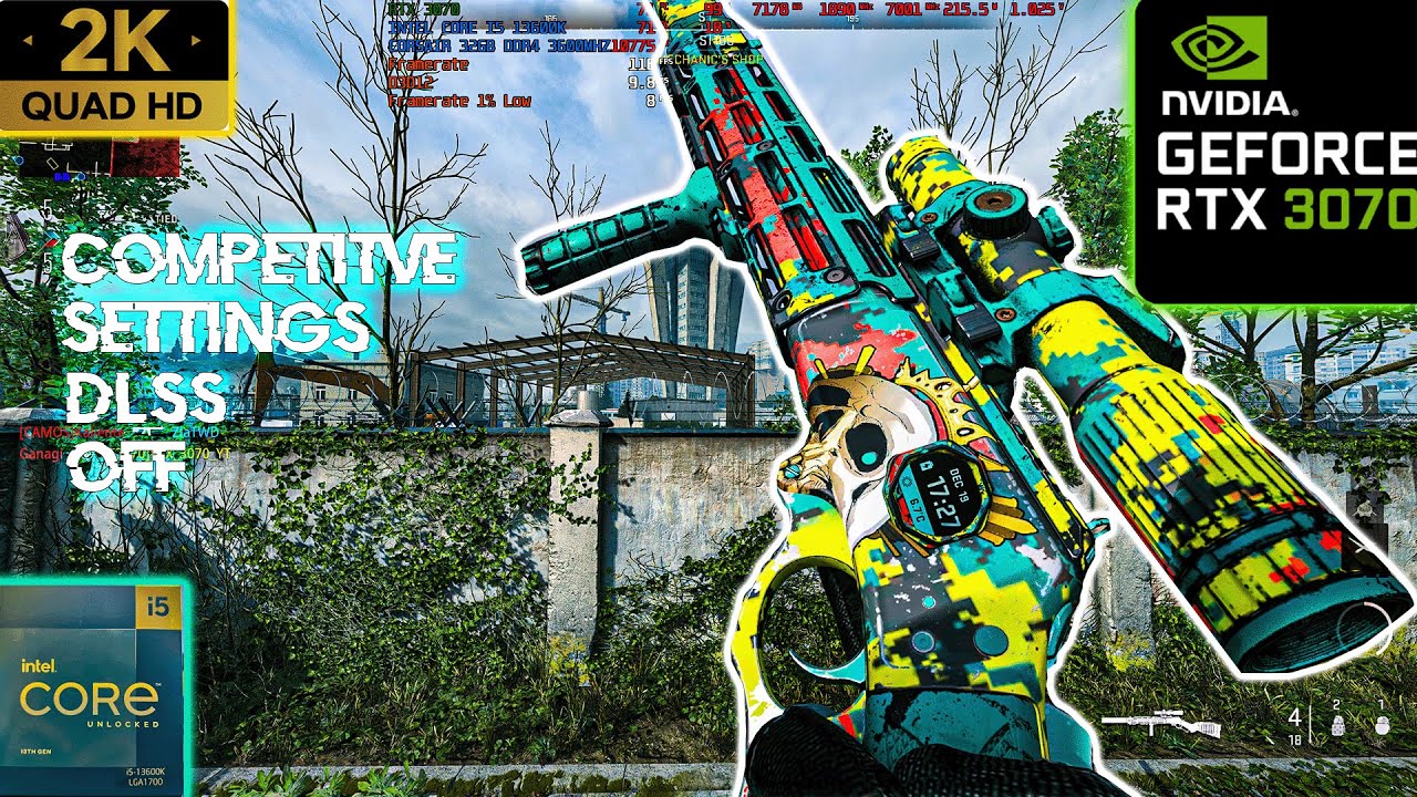 INTEL CORE I5 13600K +RTX 3070 8GB | WARZONE 2.0  ( 1440p competitive Settings DLSS OFF)