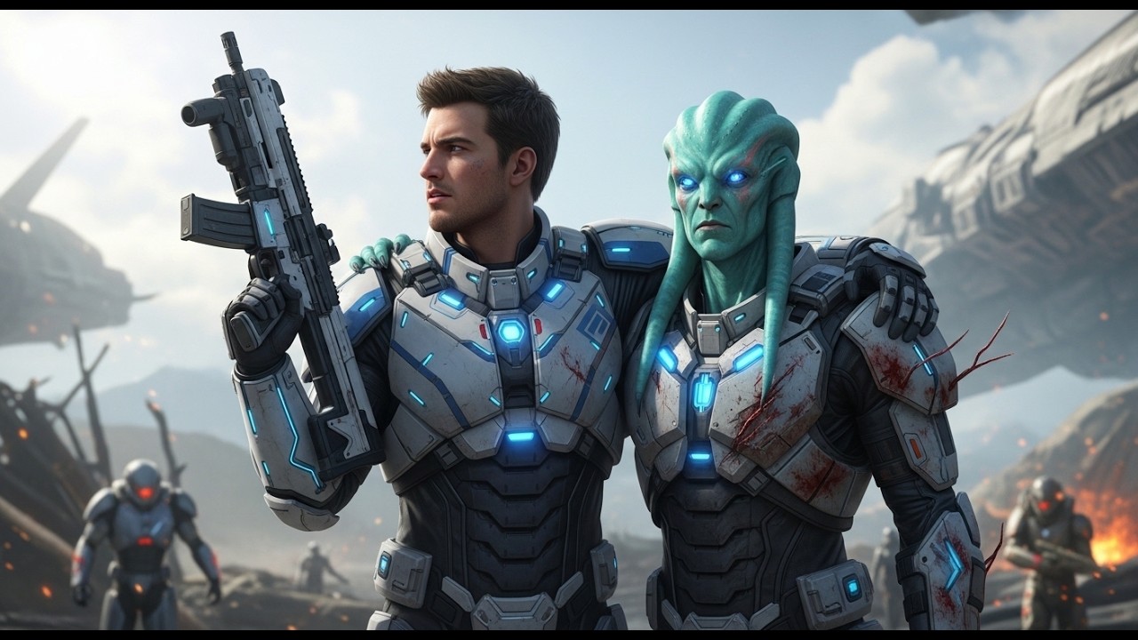 Инопланетный отряд предал своего капитана — но человеческий кадет остался и изменил войну!