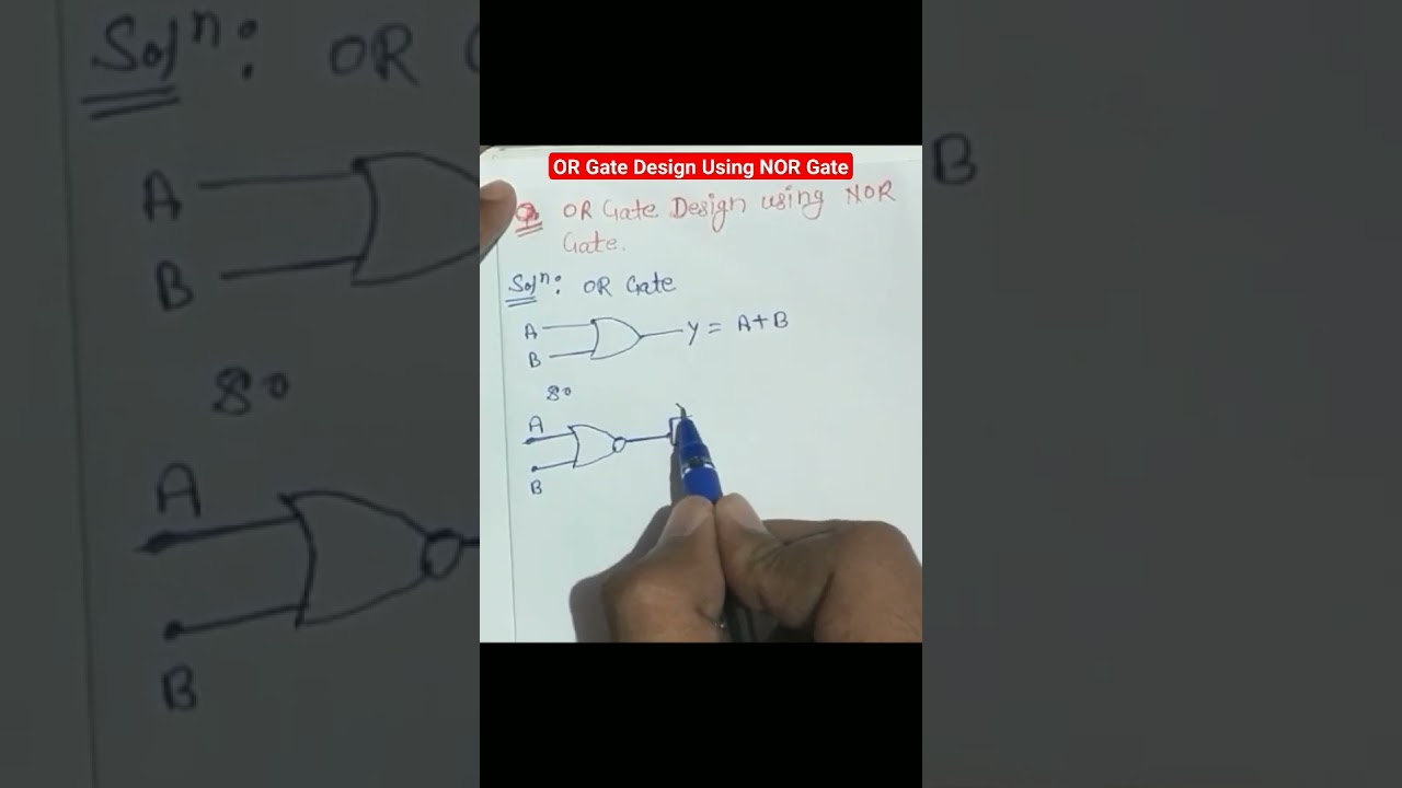 OR Gate Design Using NOR Gate