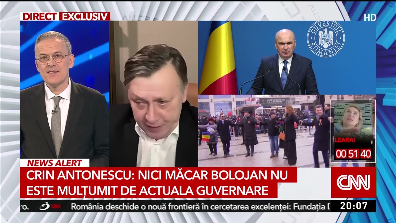 Crin Antonescu: Nici măcar Bolojan nu este mulțumit de actuala guvernare