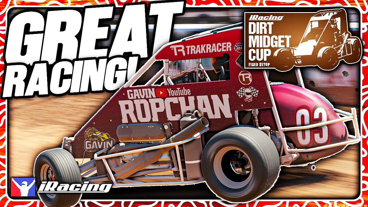 Dirt Midget в Ланье | iRacing Dirt