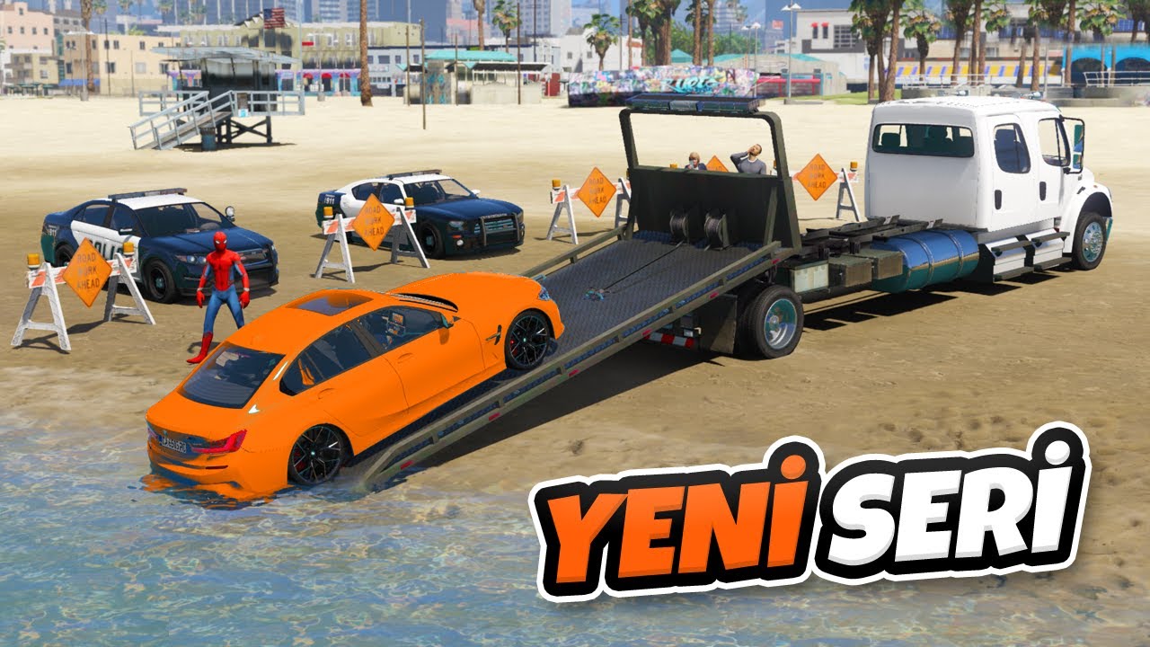 BMW M Serisi Arabalar &Ccedil;ekici İle Kurtarılıyor - GTA 5