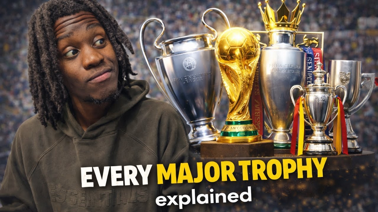 American Reacts to Every Major Football Trophy