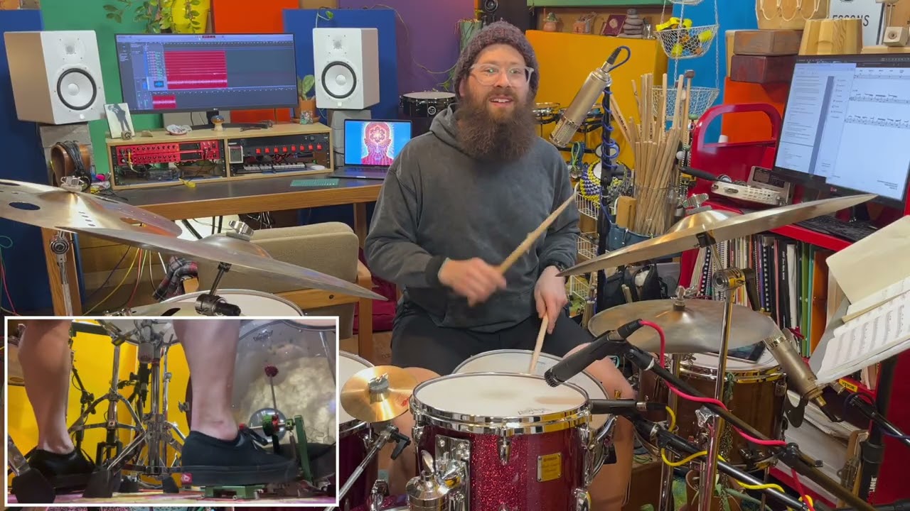 The Amen Break: DRUM LESSON 🥁 THE (GHOST) NOTE MUSIC SCHOOL 👻 #musiclessons #drumbreaks #denton