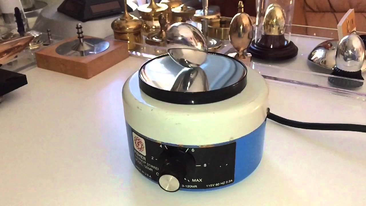 Slow Motion (4X) Spin Up of PhiTOP Using a Magnetic Stirrer