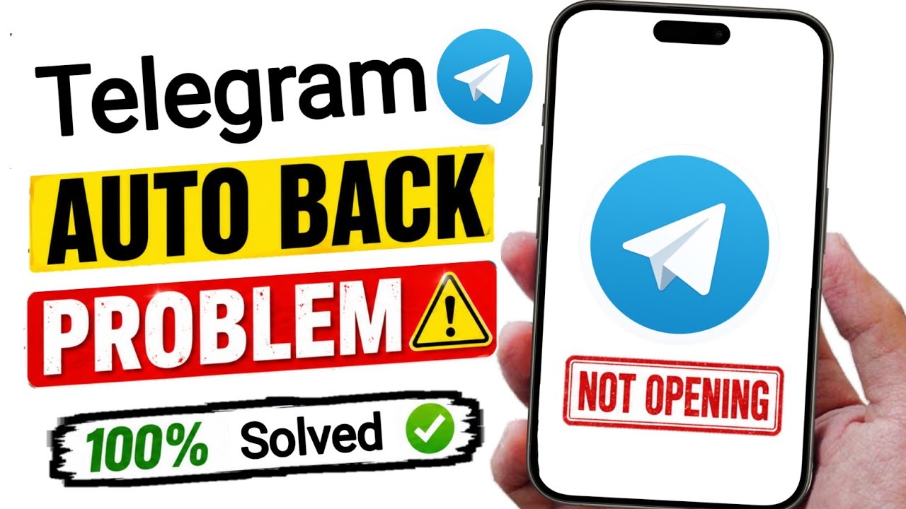 Telegram App Auto Back Problem 2026 | Telegram Not Opening problem Fix | Telegram Not Working
