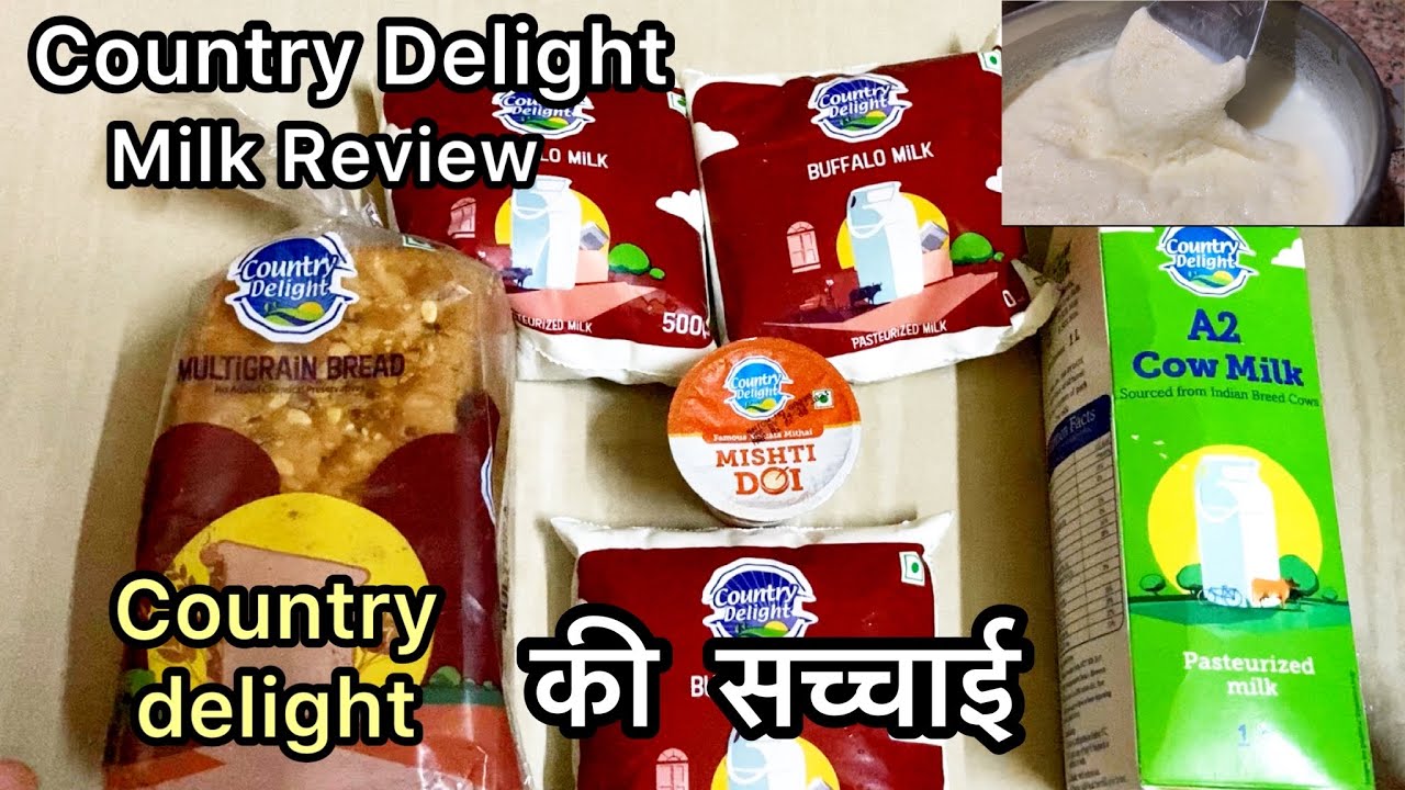 Country delight Cow Milk Review।Country delight Buffalo Milk| Honest review of Country delight 🔥