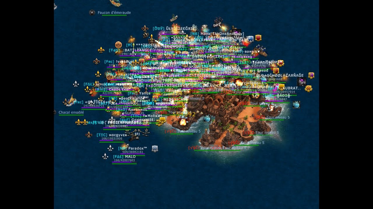 SEAFIGHT MEGA SERVER - 70 GOATS VS 100 BINS