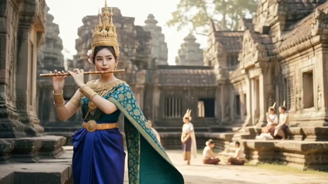 The sound of the flute is soothing.