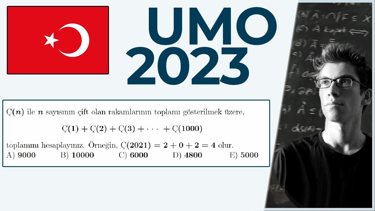 Kolay Ama Keyifli 2023 UMO Sorusu!