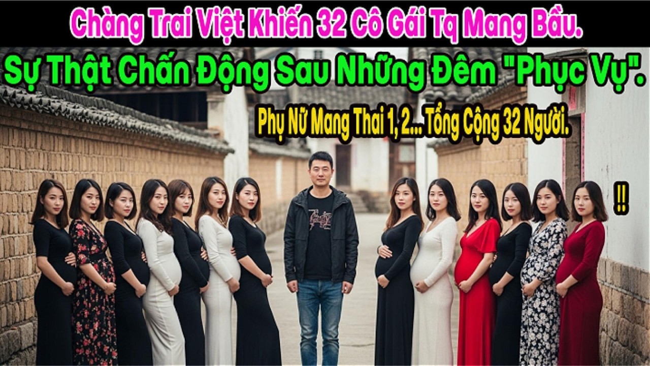 Sự Thật Gây Sốc: Gã Trai Việt Khiến 32 Thôn Nữ Trung Quốc Mang Thai Và Cái Giá Phải Trả Mỗi Đêm...