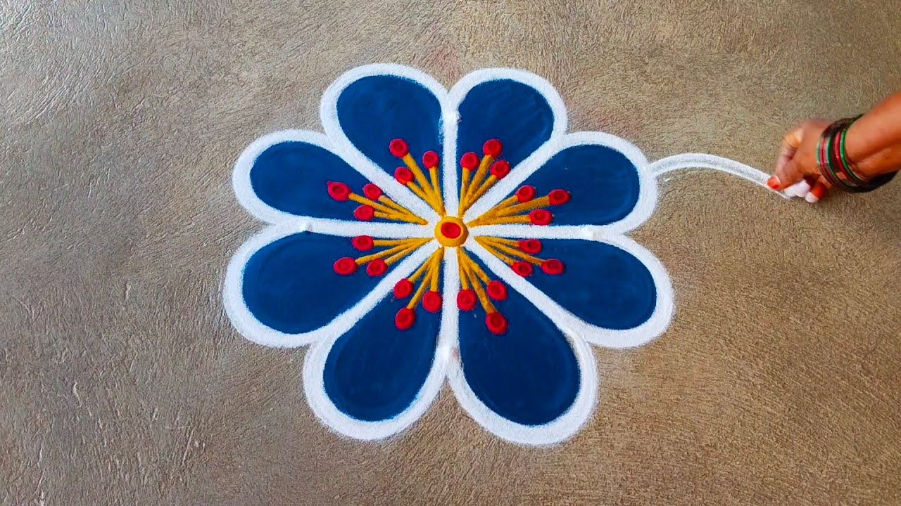 Beautiful rangoli azhagiya kolam ❤️❤️❤️❤️❤️