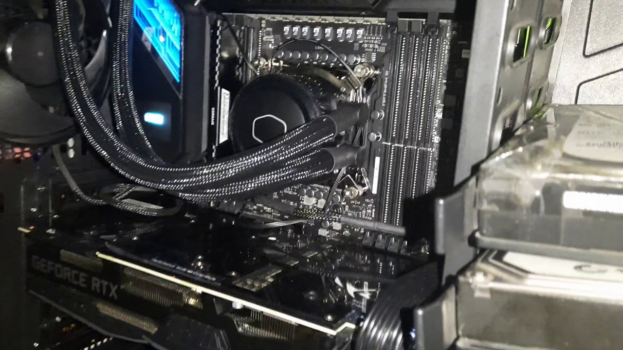 Power on Logo Asus ROG Rampage VI Extreme Encore X299