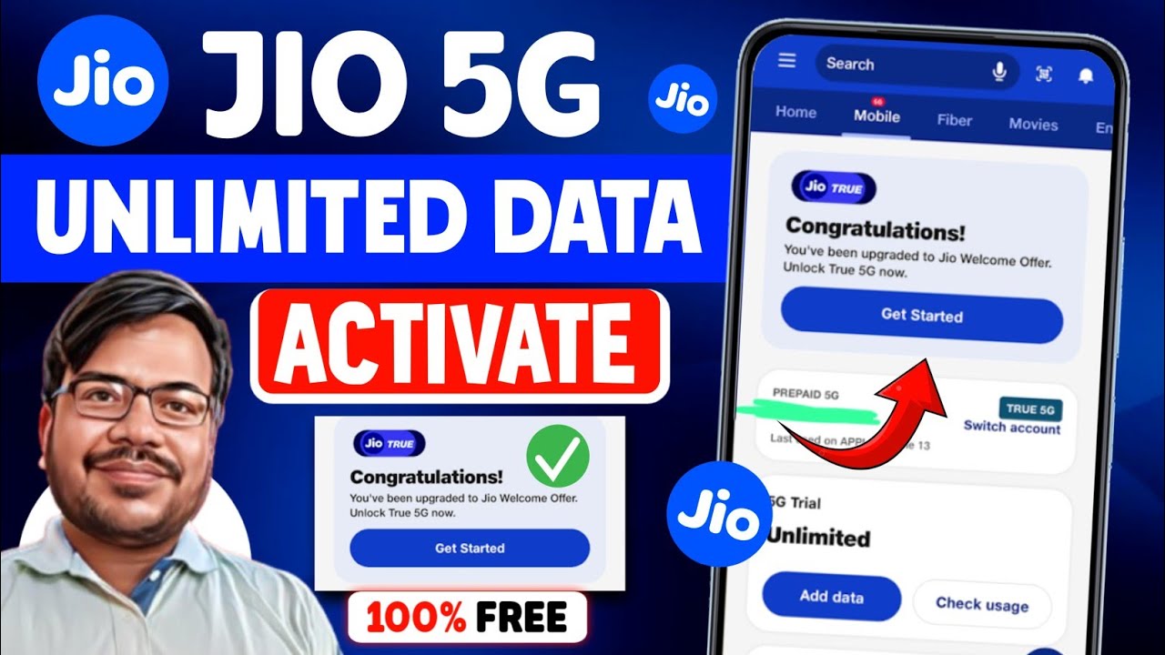 Jio 5g Activate Kaise Kare | How To Activate Jio 5g Unlimited Data | Jio 5g Setting Kaise Kare 2025