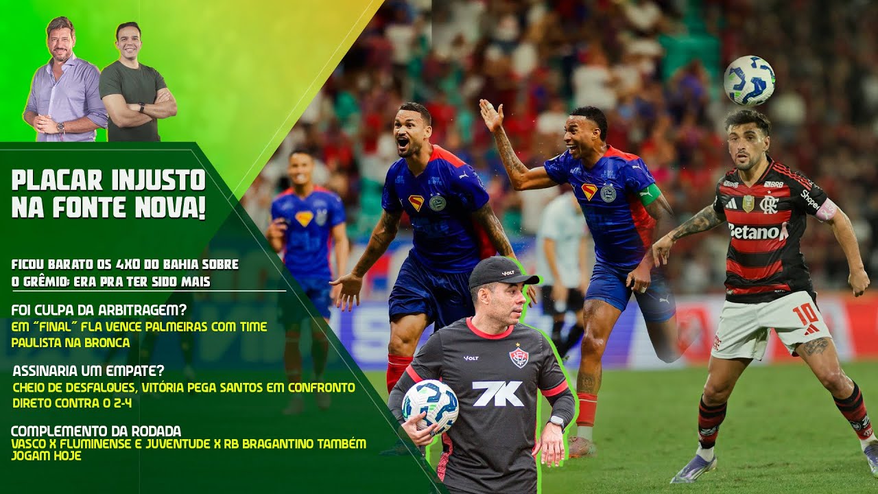 BAR FC LIVE #142 - HIST&Oacute;RICO! BAHIA APLICA A MAIOR GOLEADA DA HIST&Oacute;RIA SOBRE O TIME GA&Uacute;CHO 