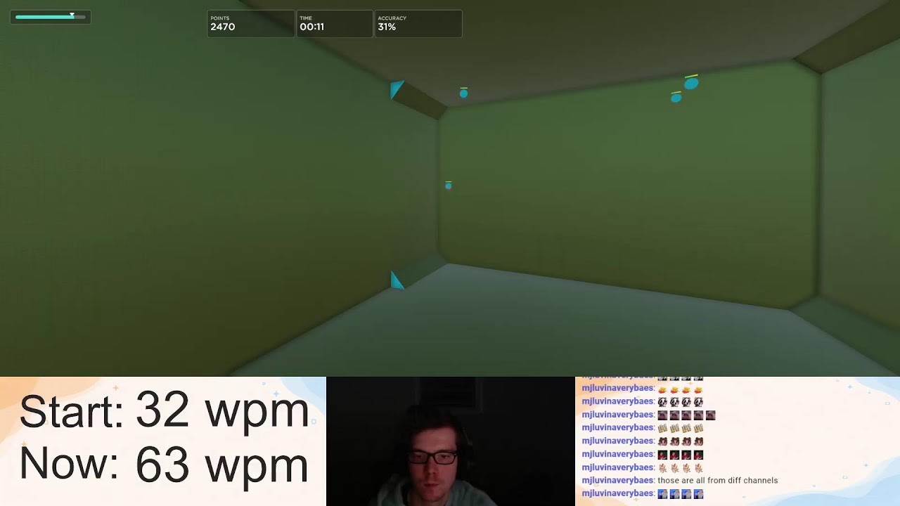 30/365 VERY NICHE WORLD RECORD HOLDER TYPES FAST AND CLICKS BALLS