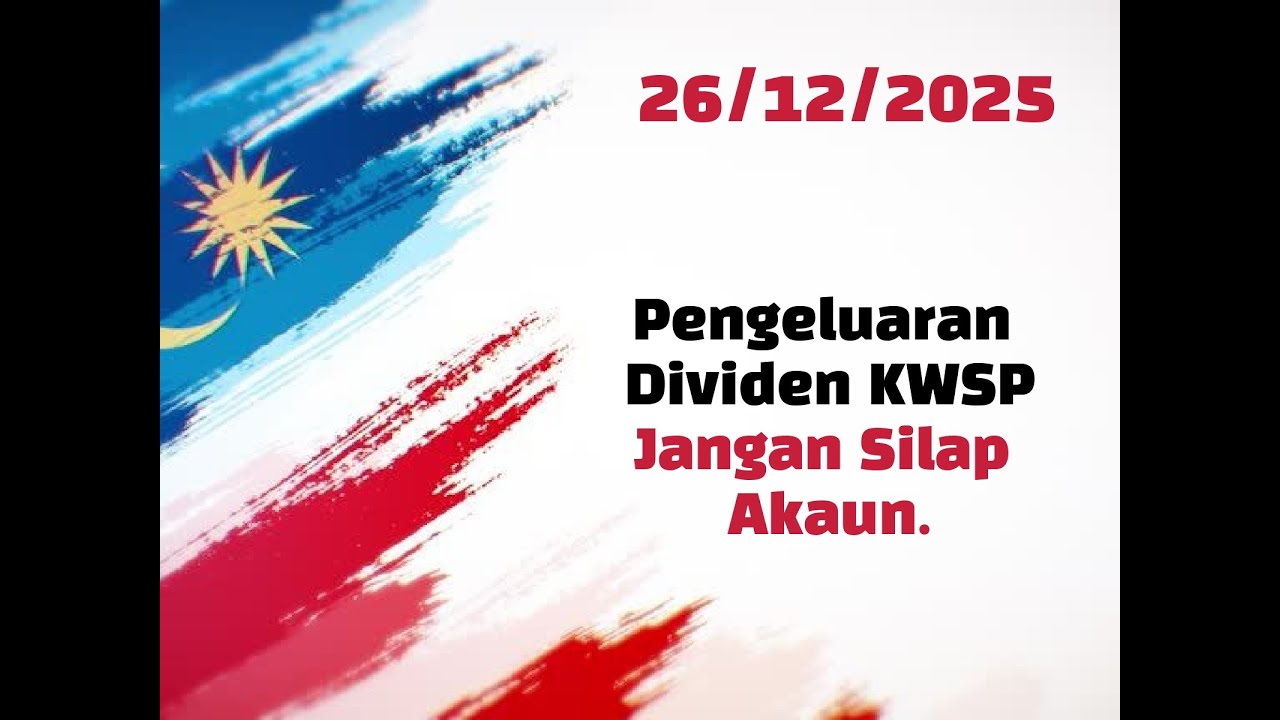 [TERKINI] Pengeluaran Dividen KWSP Jangan Silap Akaun.@BantuanMY​