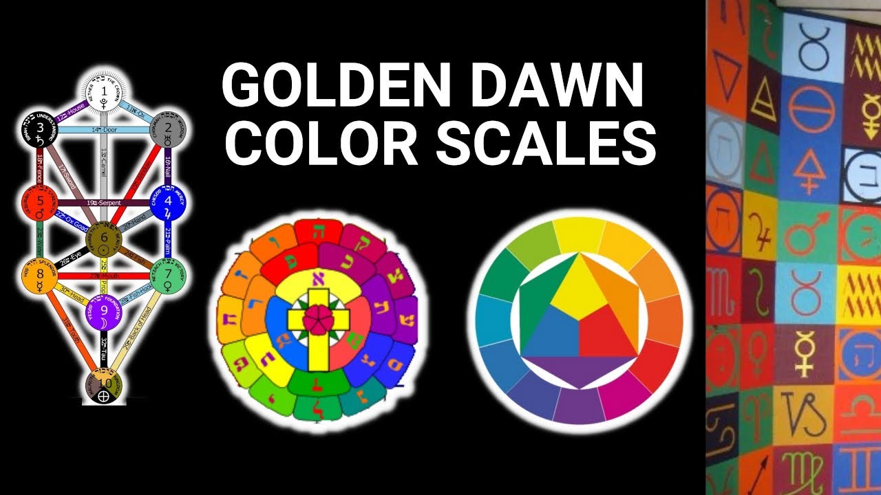 Golden Dawn Color Scales