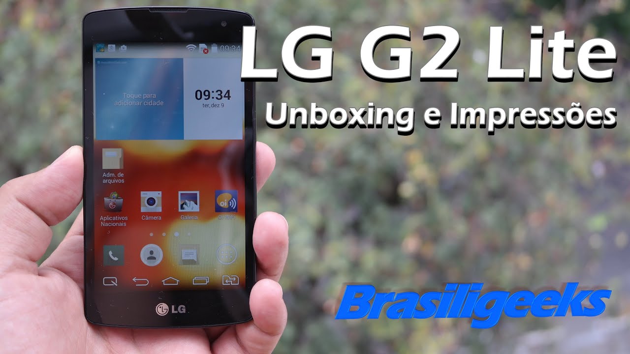 LG G2 Lite - Unboxing e Impressões