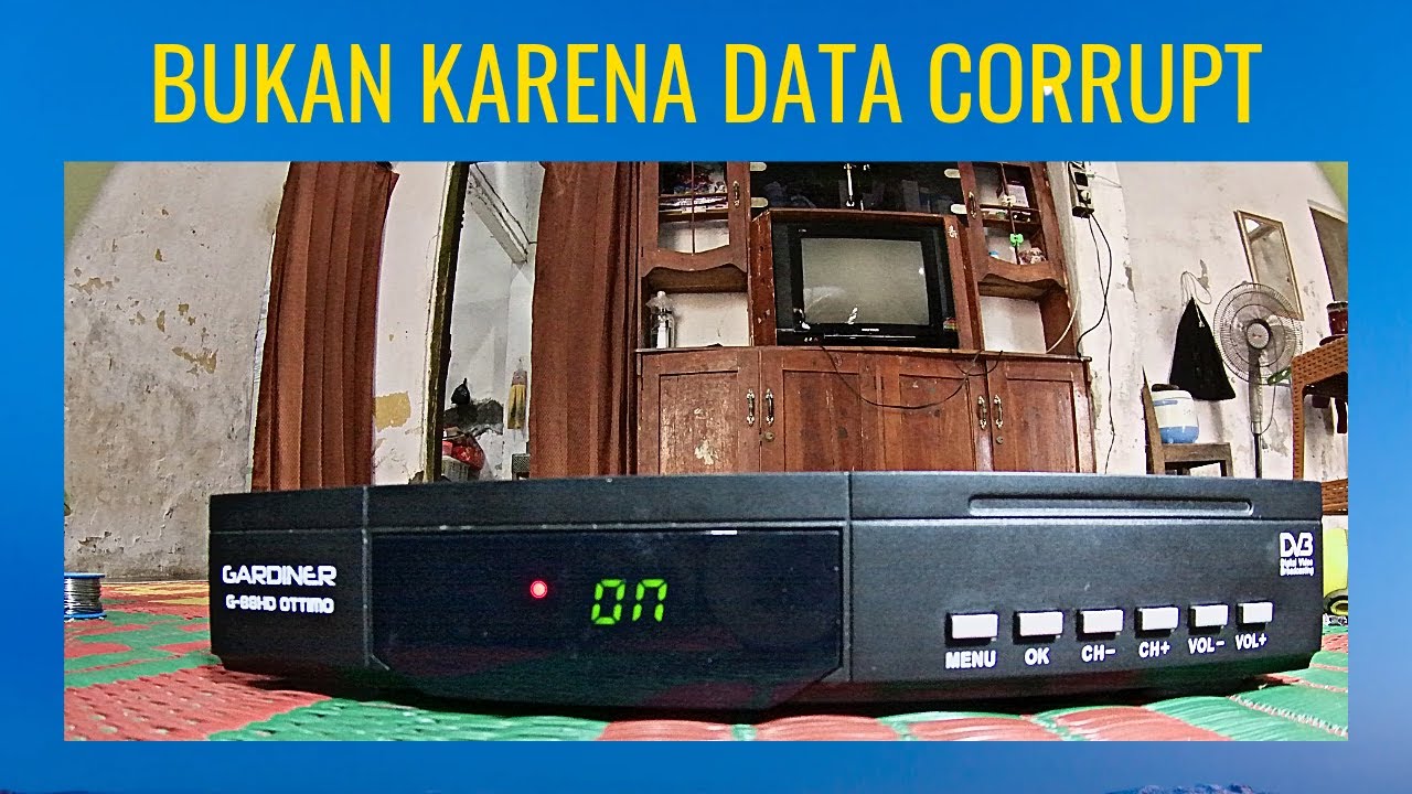 Cara memperbaiki Receiver Gardiner  K Vision mode ON