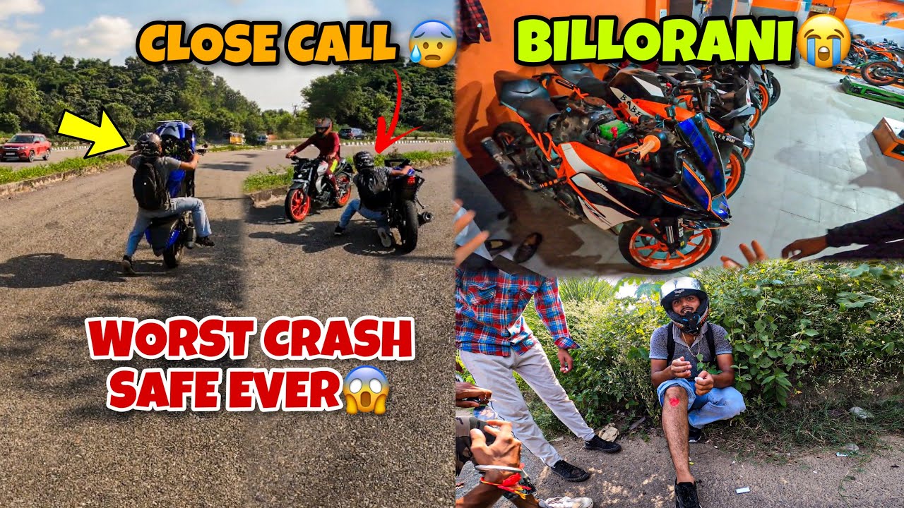 CRASHED r15😭 WELLIE FAIL| Training back workout❤️.