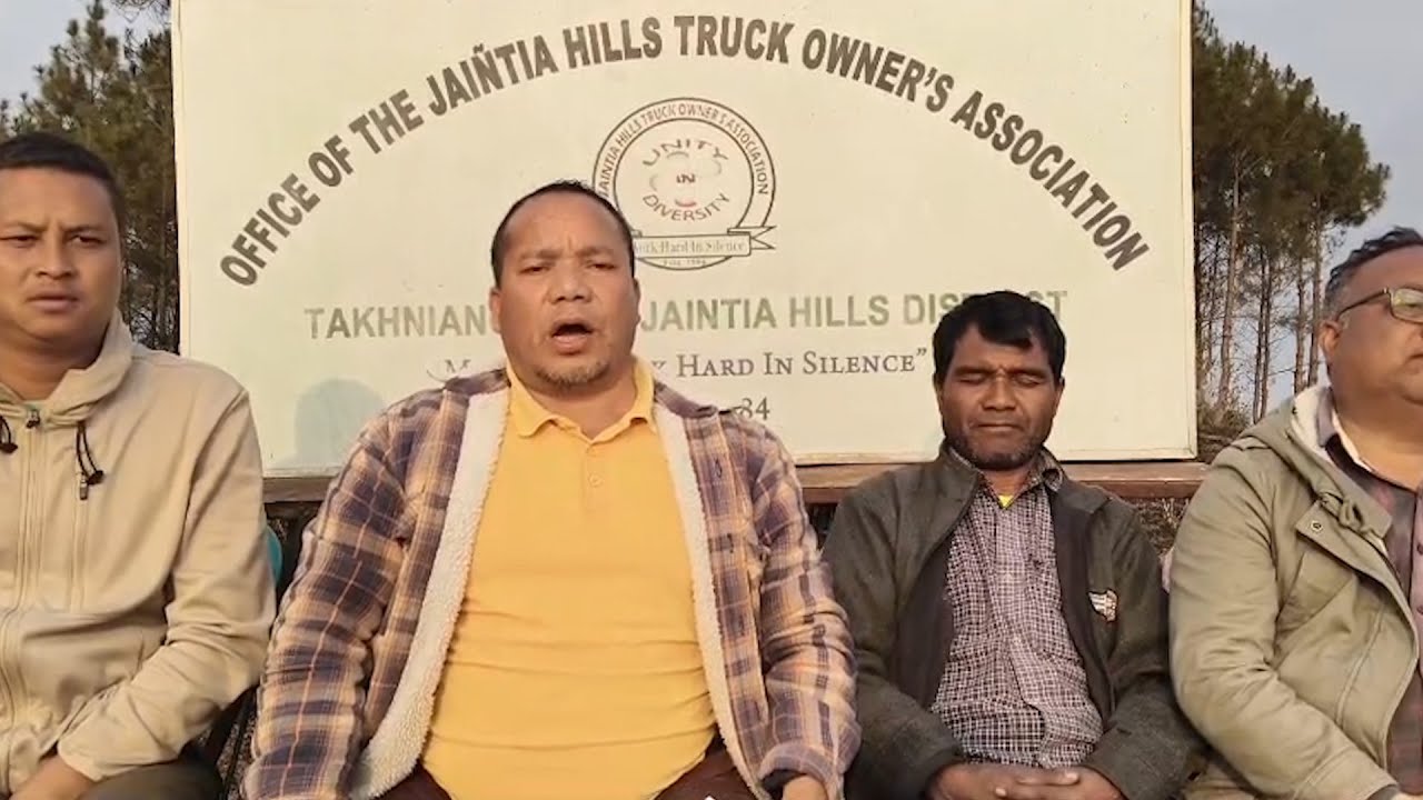 Pynphai ktien u Ma Biangshwa Shylla president JHTOA, kynthoh ba u Ma Balen u dei uba iaroh ialade
