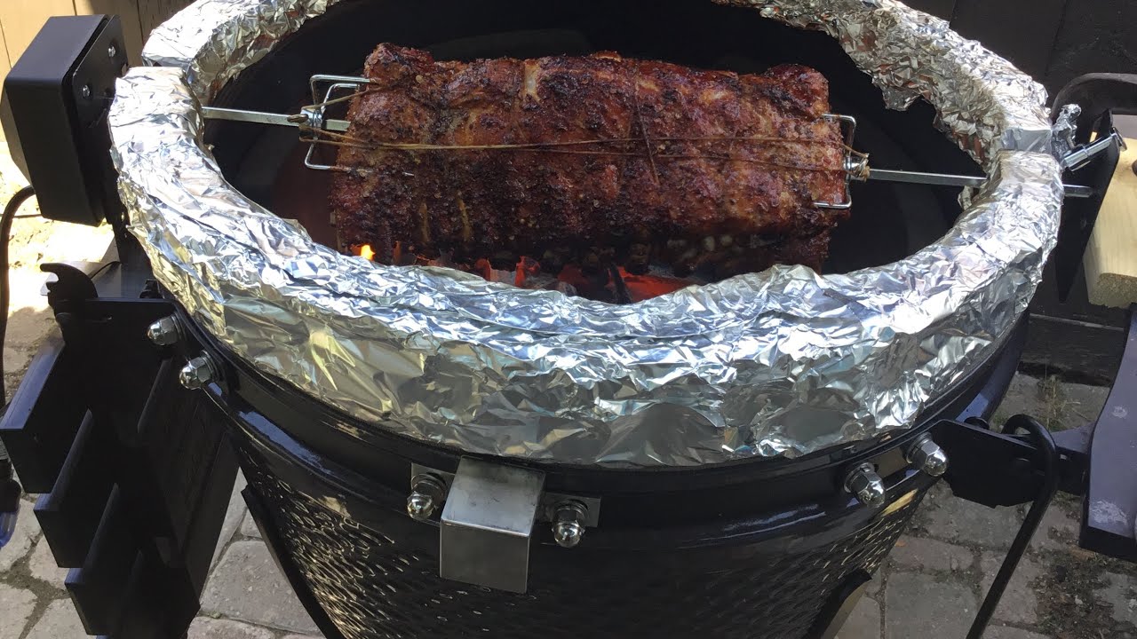 Ребрышки-гриль на гриле Louisiana Grills Kamado BBQ