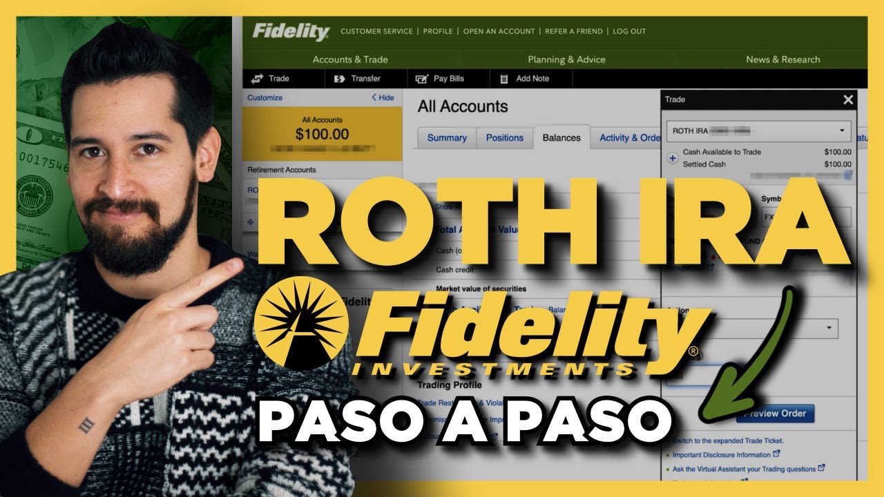 Abriendo una Roth IRA en Fidelity y haciendo la primera inversión | Tutorial paso a paso