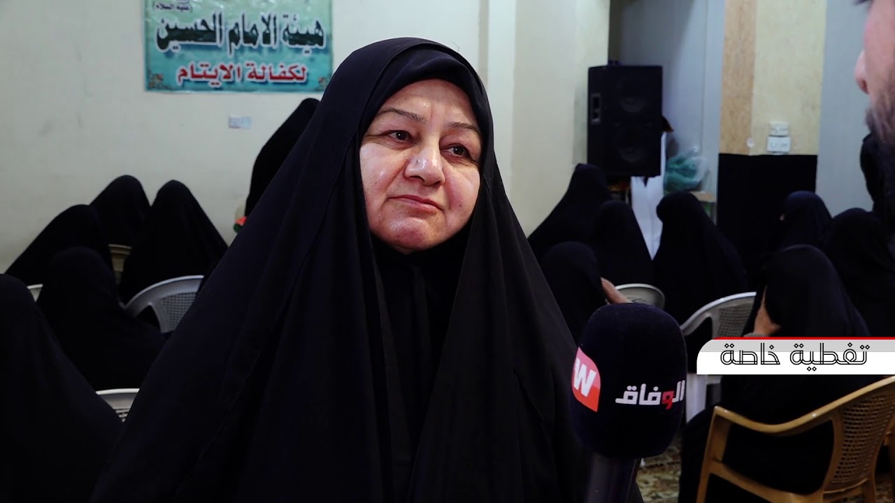 مؤسسة كربلاء الخيرية توزع رواتب الايتام المسجلين في المؤسسة~1