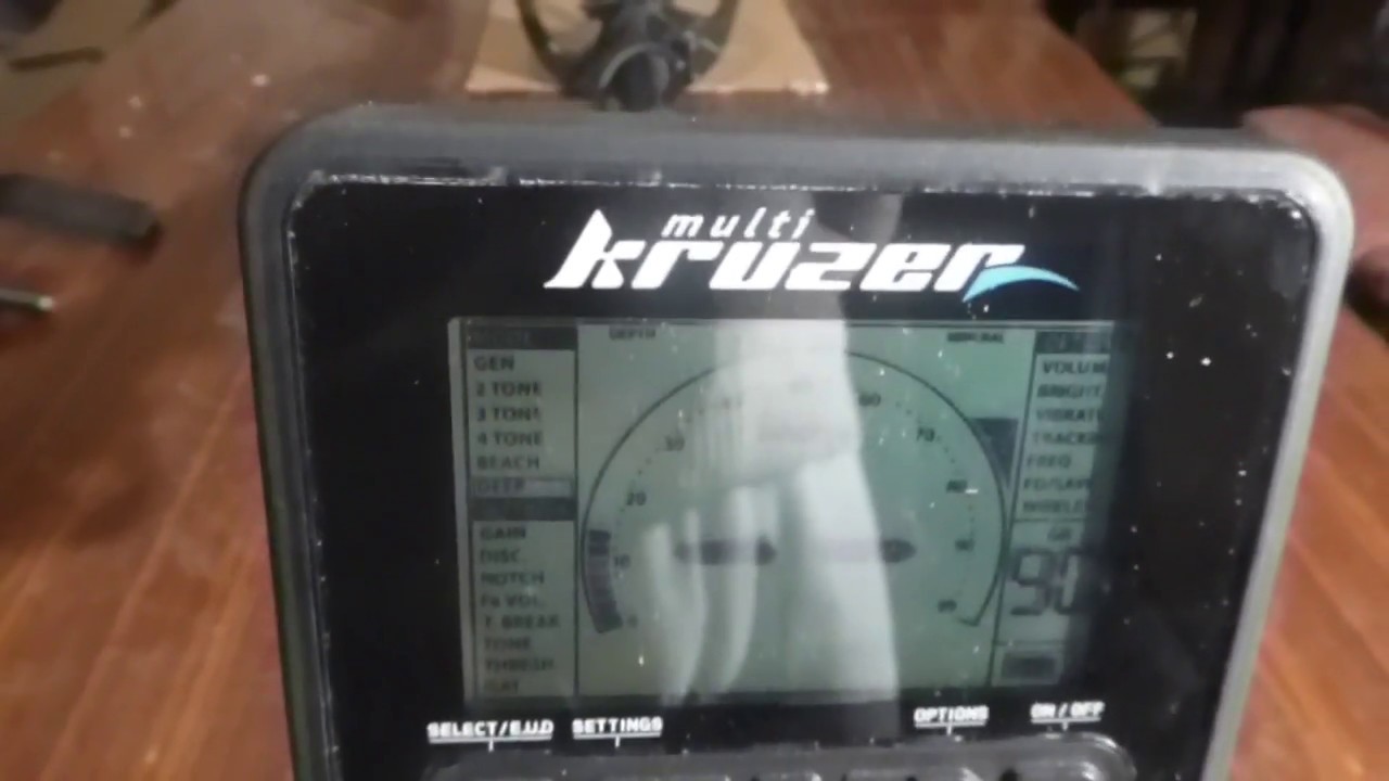 MAKRO KRUZER VIDEO AIR TEST METAL DETECTOR TUTTI TERRENI E STAGNO A 5 MT