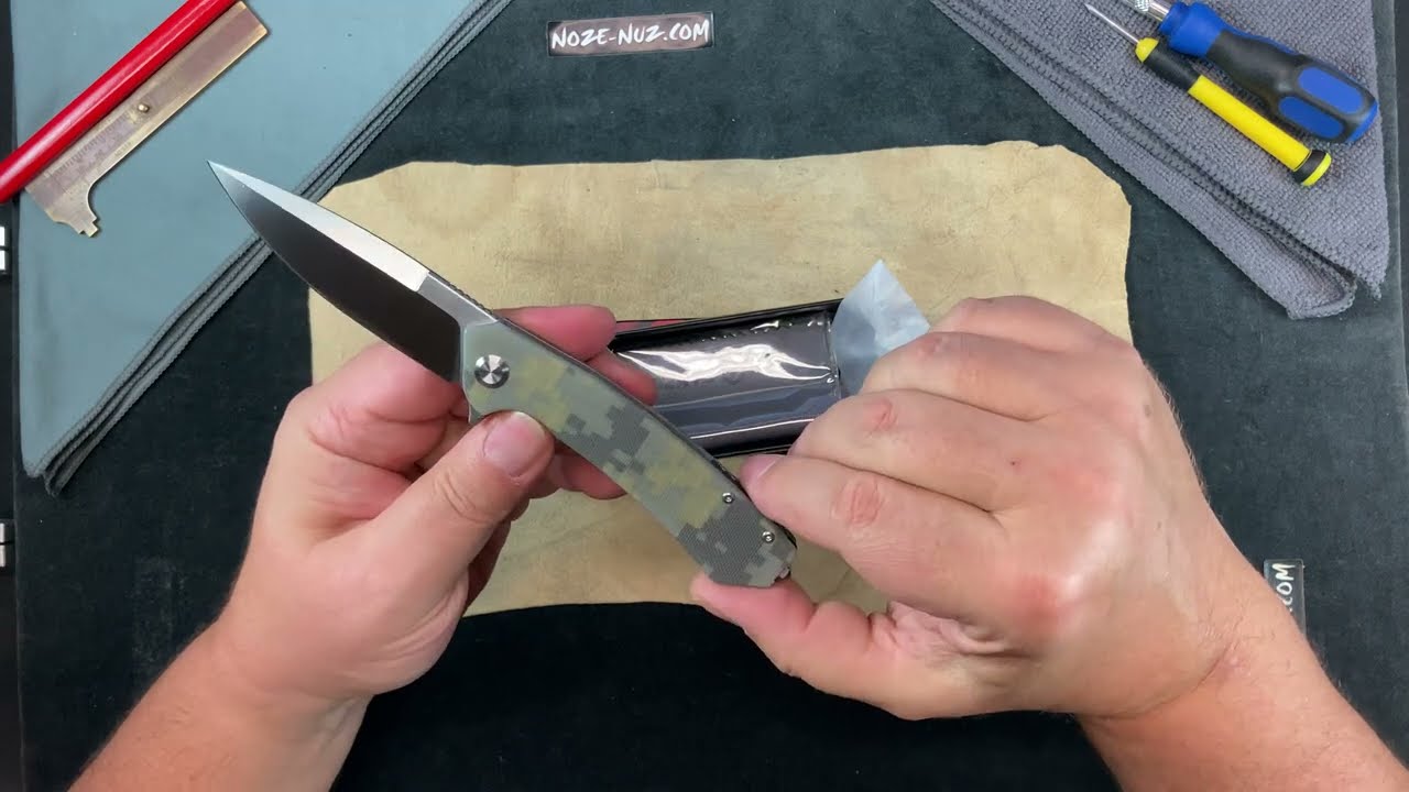 GASKCA Ganzo Knives Adimanti Framelock Camo