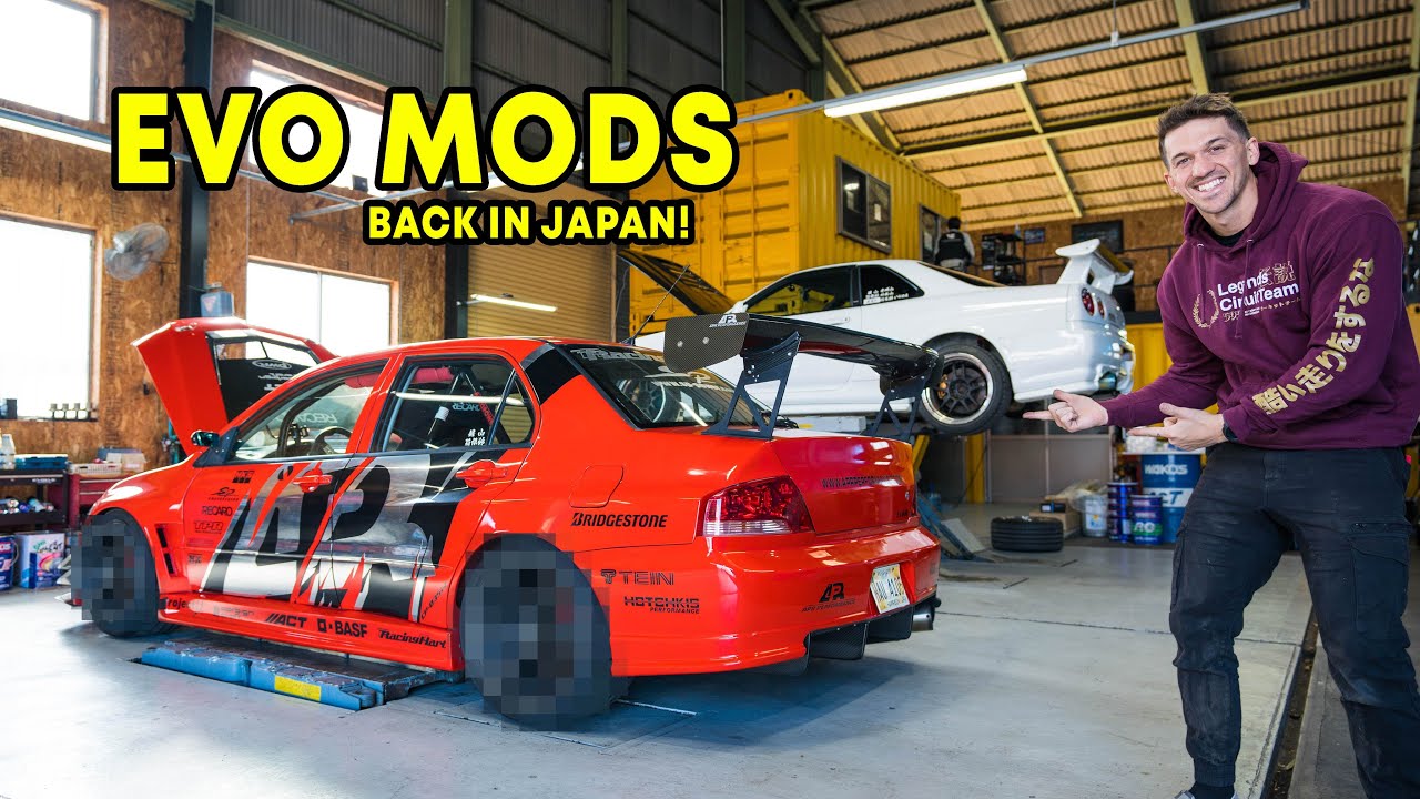 Back in Japan & Modifying the Tokyo Drift Evo!!