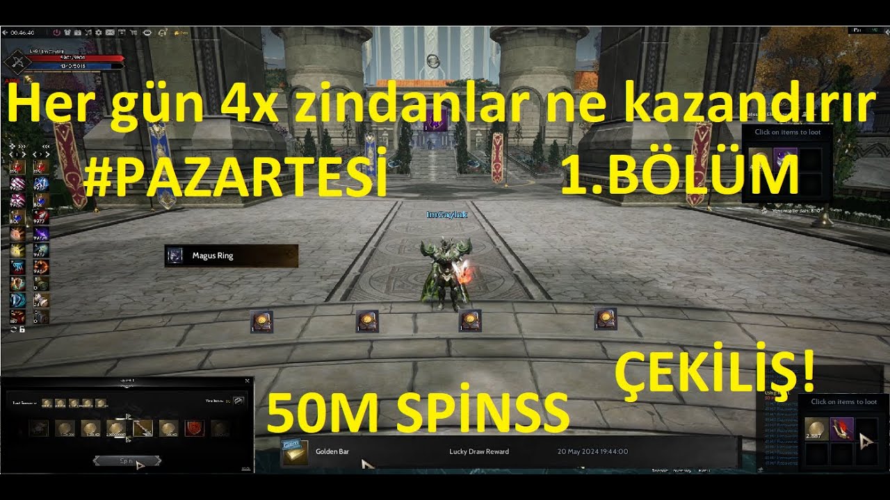 Rise Online | 4 Char Her Gün Solo ve Grup zindan | #Pazartesi droplar güzel başladı | GOLD BAR ???