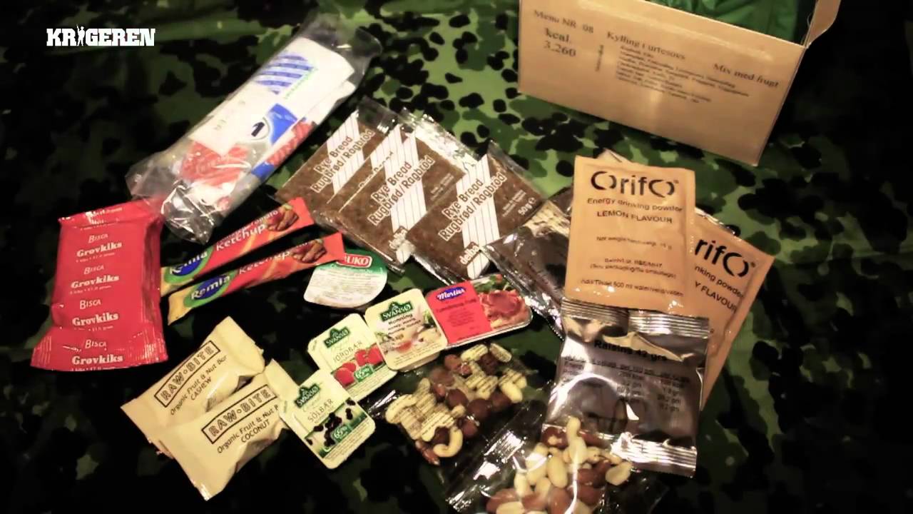 De nye danske feltrationer anno 2011 - Danish MRE (fieldrations)