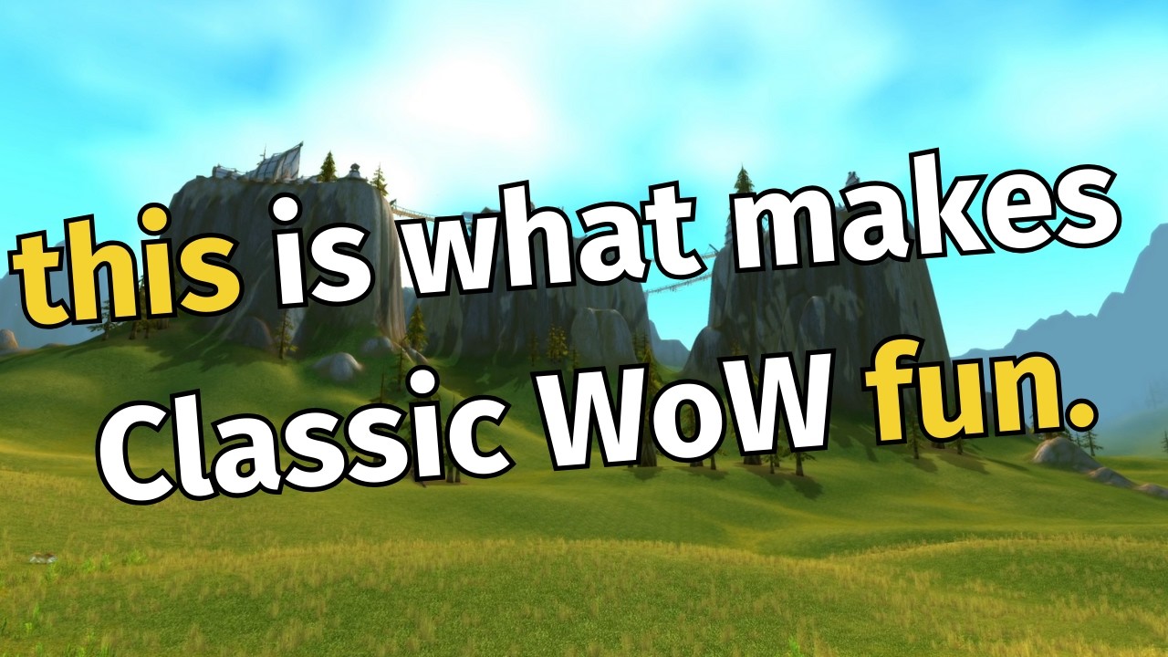 this is what makes Classic WoW fun.